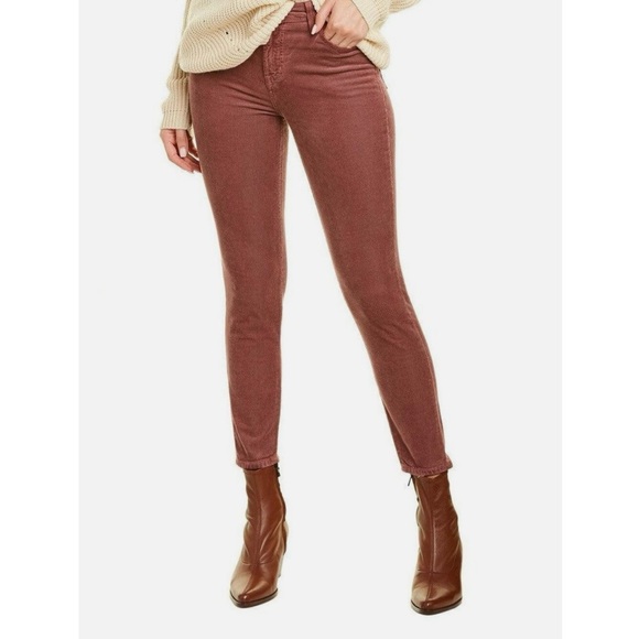J BRAND ALANA High Rise Crop Skinny Corduroy in Madame 24 - Picture 1 of 8
